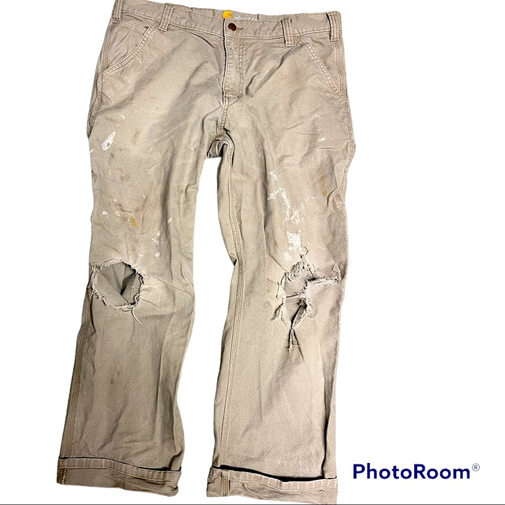 36x30 Vintage Carhartt distressed pants
